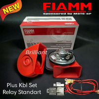 Klakson Dobel Keong 12v - FIAMM Original - Suara Mobil Eropa