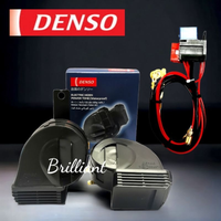 Horn Klakson Dobel Keong Waterresistance Waterproof - DENSO Original 12v - Dobel Pin Kaki Klakson