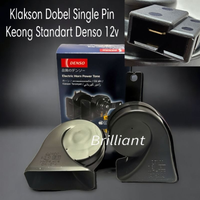 Klakson Dobel Keong 12v - Single Satu Kaki Pin - Original 100% DENSO