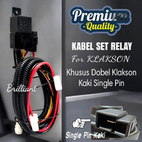Klakson Dobel Keong 12v - Single Satu Kaki Pin - Original 100% DENSO