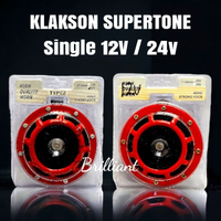 Klakson Horn Disk Supertone - Single / Dobel - 12v / 24v
