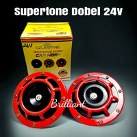 Klakson Horn Disk Supertone - Single / Dobel - 12v / 24v