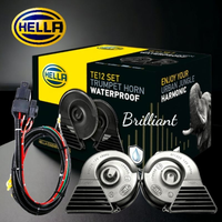 Horn Klakson Dobel Keong HELLA Waterproof - Keong Motor / Mobil 12v