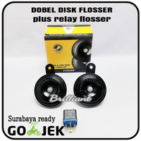 Horn Klakson Dobel Disk 12v - FLOSSER Original