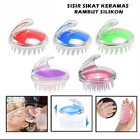 Ddio-Sisir Keramas Silikon Gen2 Sisir Pijat Rambut Kepala Hair Massage Silicone Comb