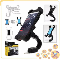 Soft Tube Car Holder Mobil Holder Motor Holder HP Charger