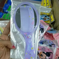 satuan sisir kaca cermin gagang karakter random