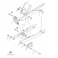 BAUT SHOCK BELAKANG MX KING ORIGINAL YGP 90105-10855