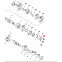baut gir gear depan jupiter z new 115 robot z1 mx 135 lama vega zr rr force fi original YGP 95E32-06010