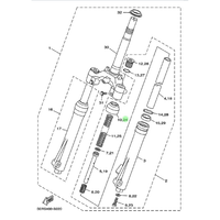 SIL SEAL DUST TUTUP DEBU SHOCK SOK DEPAN ALFA CHAMP F1ZR F1Z FIZ R CRYPTON VEGA R LAMA ORIGINAL YGP 2JG-F3144-00