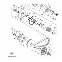 KARET ORING O RING COLLAR CAM PULY CVT DEPAN MIO J SOUL GT FINO FI XRIDE 115 ORIGINAL YGP 93210-16805