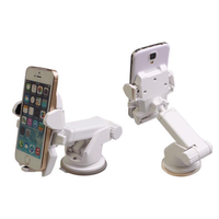 Car Holder for Smartphone ada 2 pilihan model dash clip dan suction cup