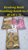 BKK BATIK KRODONG SANGKAR KOTAK 40x40x70 KRODONG BATIK KANDANG KOTAK