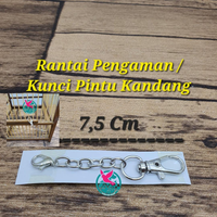 RANTAI KUNCI PINTU KANDANG RANTAI BESI PENGAMAN KANDANG