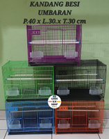 KANDANG BESI KOTAK LUCKY KANDANG UMBARAN P.40 x L.30 x T.30 CM