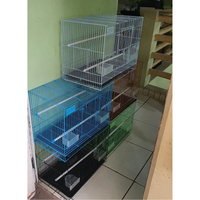 TS468 LUCKY KANDANG BESI P.48 x L.30 x T.36 CM KOTAK LUCKY KANDANG UMBARAN BURUNG SUDAGR GLIDER HEWAN LAINNYA