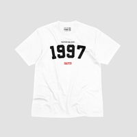 Hyparel T-Shirt Birth OF Year Baju Kaos 1990-1999 Bold White