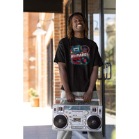 Hyparel T-Shirt Baju Kaos Hitam Motif Hiphop 12144