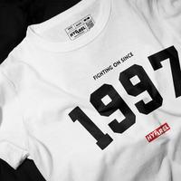 Hyparel T-Shirt Birth OF Year Baju Kaos 1990-1999 Bold White