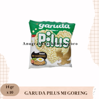 Snack Garuda Pilus Renceng 14gr x 10 (Mi Goreng / Rendang Sapi / Fried Chicken)
