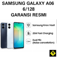 Samsung Galaxy A06 6/128GB - | Baterai 6.000 mAh | 25W Fast Charging GARANSI RESMI
