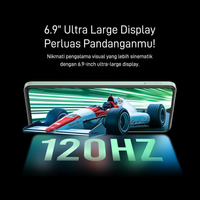 Nubia V70 Max RAM 6GB+6GB ROM 128GB 6.000 mAh 22.5W Fast Charging 50MP AI Triple Camera Sleek Slim Body Garansi Resmi