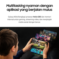 Samsung Galaxy A06 6/128GB - | Baterai 6.000 mAh | 25W Fast Charging GARANSI RESMI